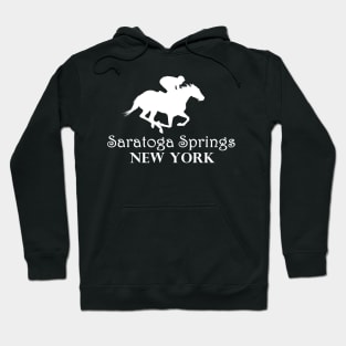 Saratoga Springs New York Horse Racing Hoodie